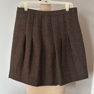 GAP Brown Pleated Mini Skirt for Work